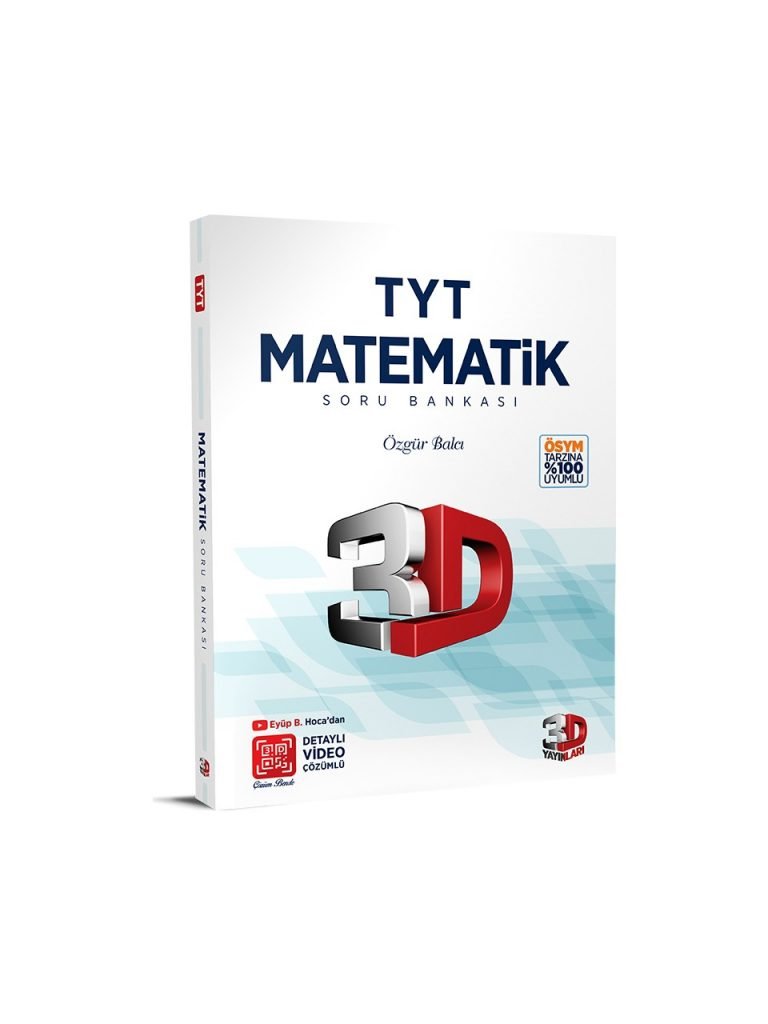 3D Yayınları Kolektif TYT Matematik Tamamı Video Çözümlü Soru Bankası