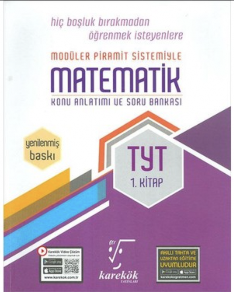 Karekök Yayınları 2023 TYT Matematik 1.Kitap MPS Konu Anlatımlı