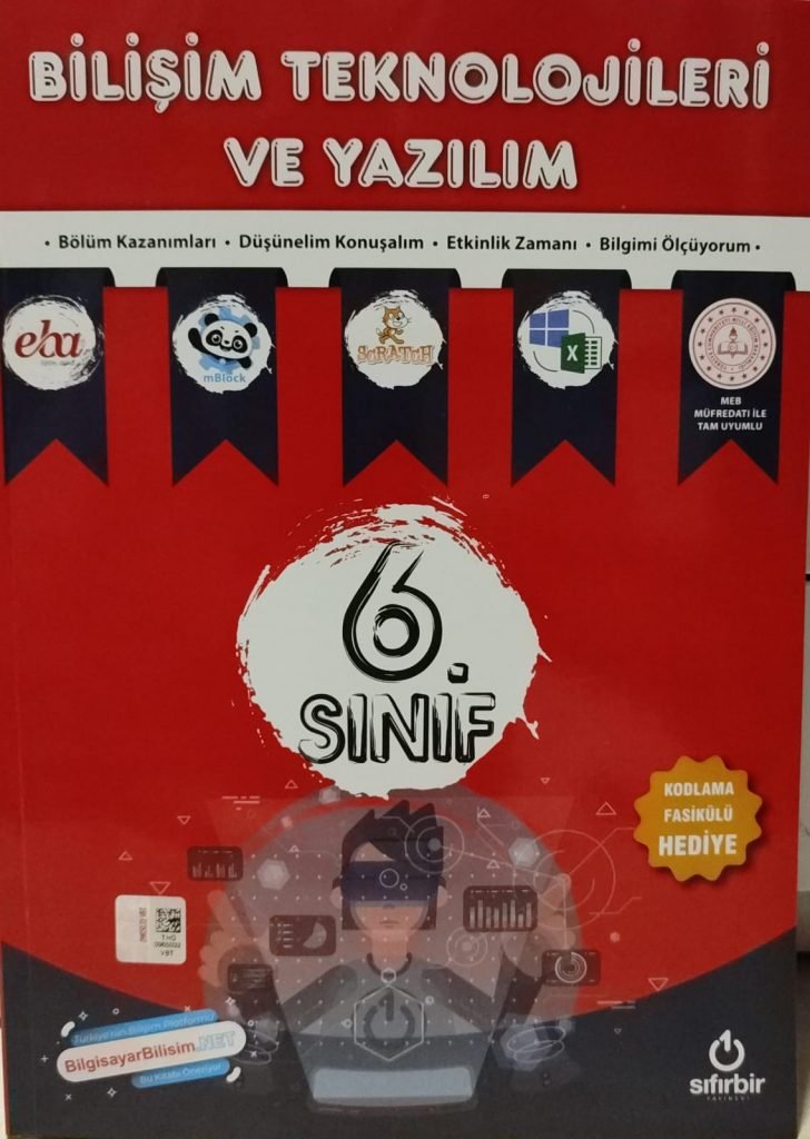 6. Sınıf Bilişim Teknolojileri ve Yazılım SıfırBir Yayınları