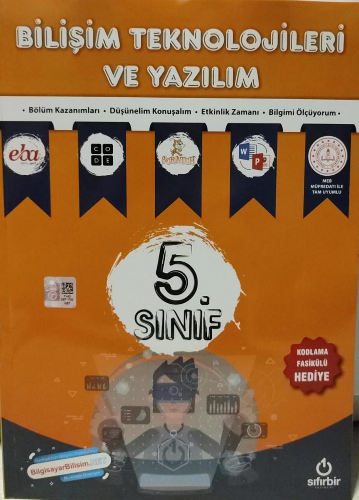 5. Sınıf Bilişim Teknolojileri ve Yazılım SıfırBir Yayınları