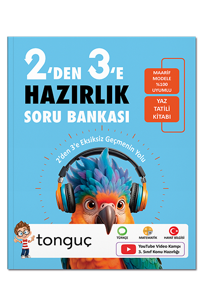 2'den 3'e Hazırlık Kitabı Tonguç Yayınları