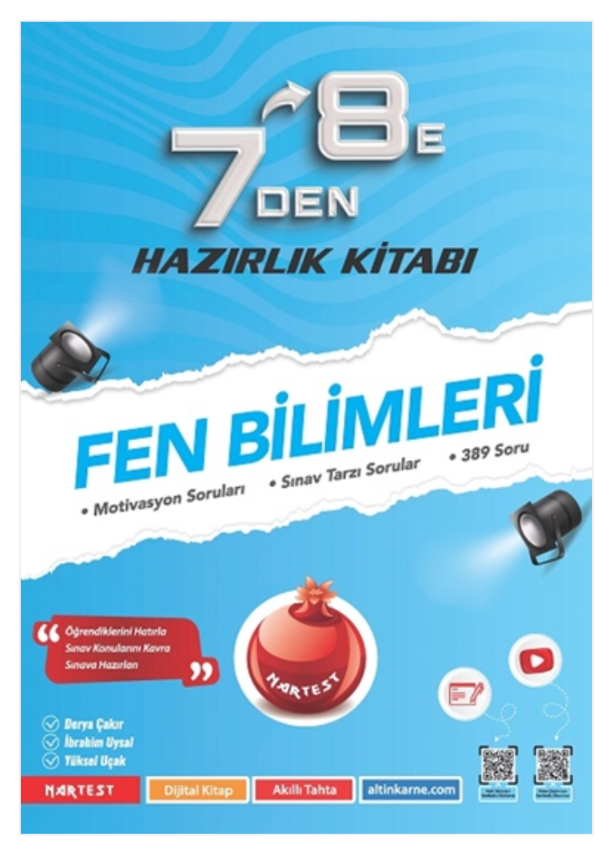 7 Den 8 E Fen Bilimleri Hazırlık Kitabı