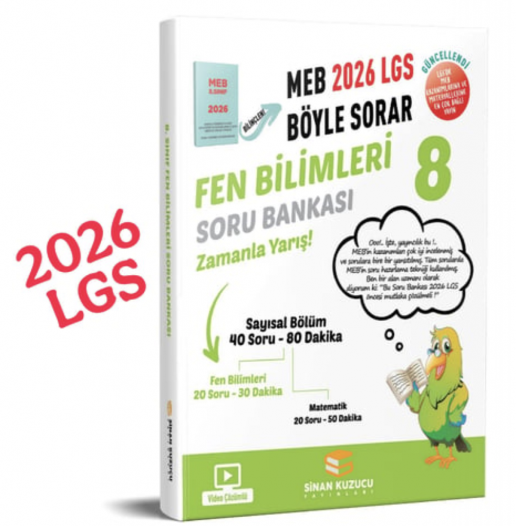 8. Sınıf 2026 Lgs Meb Böyle Sorar FEN BİLİMLERİ Soru Bankası