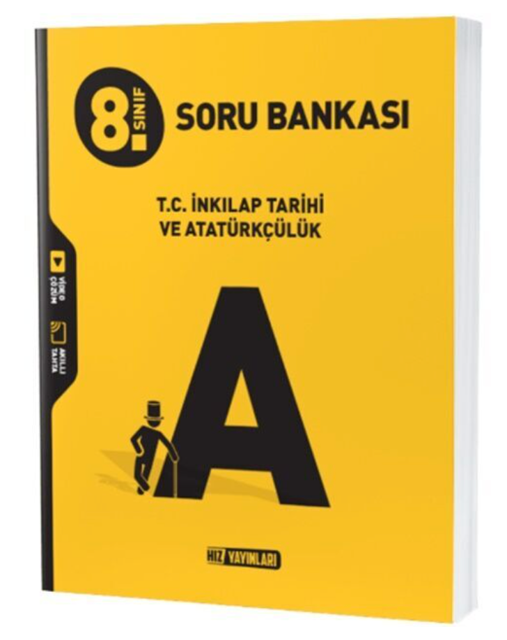 8. SINIF T.C. İNKILAP TARİHİ VE ATATÜRKÇÜLÜK SORU BANKASI HIZ YAYINLARI