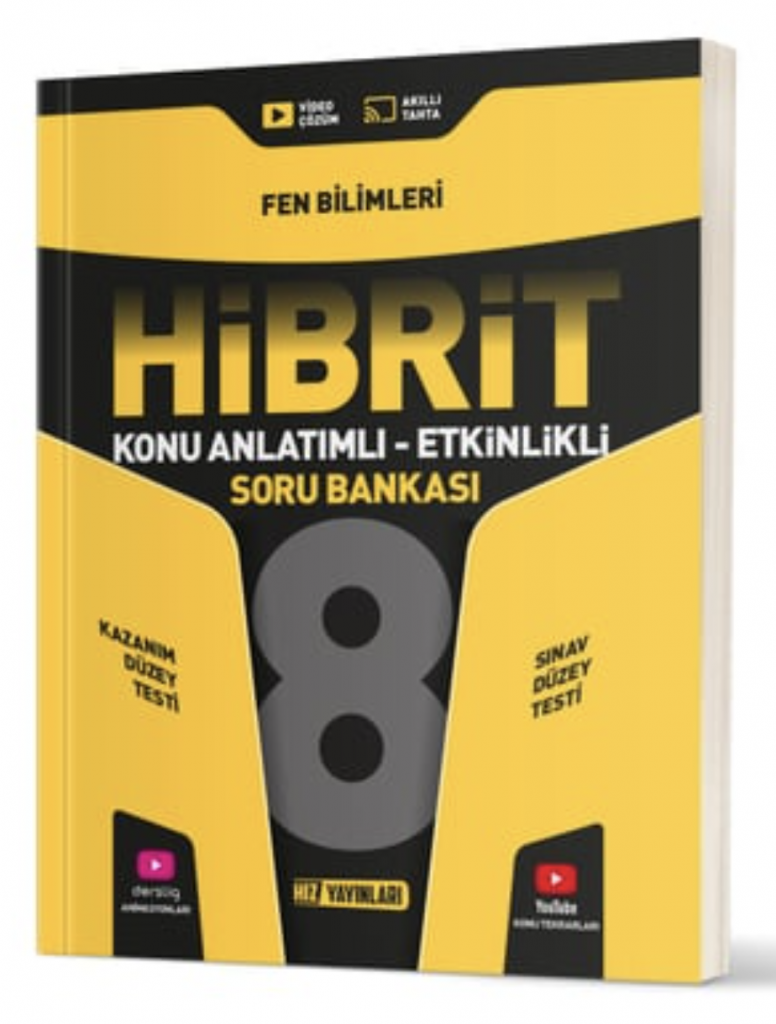 8. SINIF HİBRİT FEN BİLİMLERİ SORU BANKASI