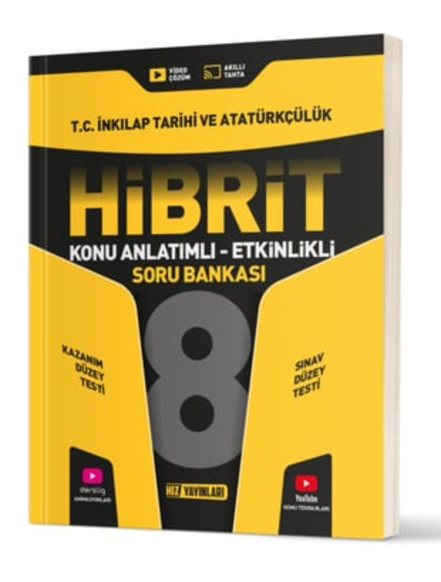 8. SINIF HİBRİT İNKILAP SORU BANKASI HIZ YAYINLARI