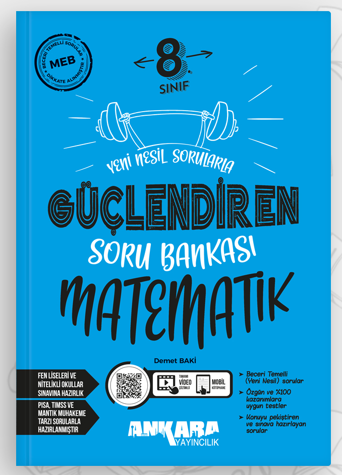 8. Sınıf Matematik Güçlendiren Soru Bankası Ankara Yayıncılık