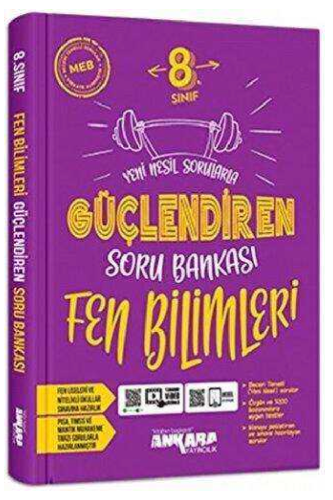 Ankara Yayıncılık 8. Sınıf Fen Bilimleri Güçlendiren Soru Bankası