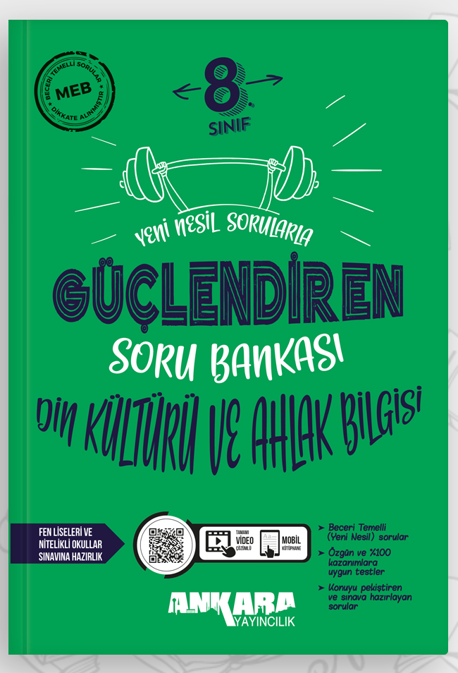 8. Sınıf Din Kültürü ve Ahlak Bilgisi Güçlendiren Soru Bankası Ankara Yayıncılık