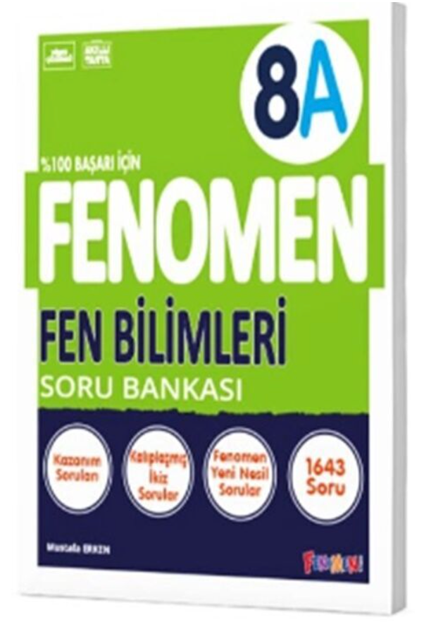 Fenomen Okul Yayınları 8. Sınıf Fen Bilimleri A Fenomen Soru Bankası