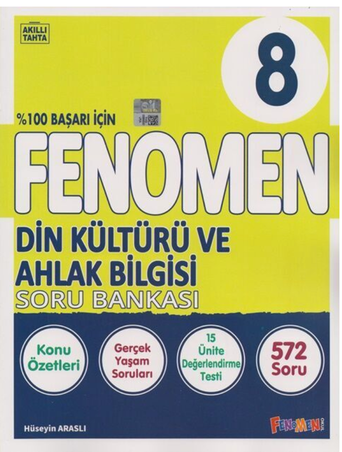Fenomen Okul Yayınları 8. Sınıf Din Kültürü ve Ahlak Bilgisi Soru Bankası