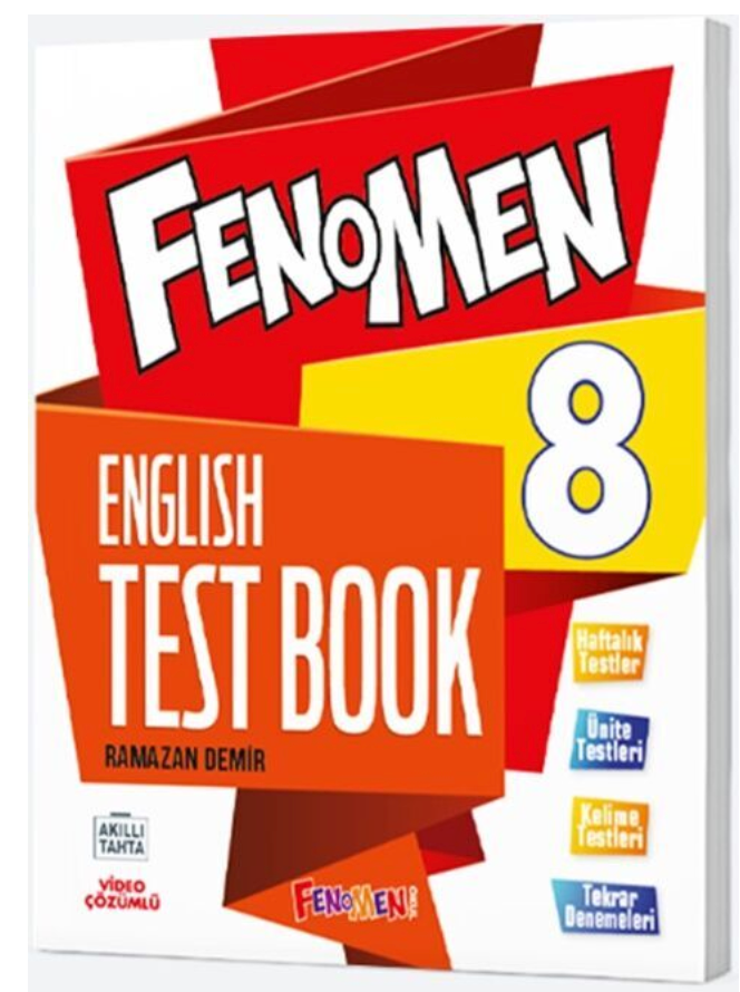 Fenomen Okul Yayınları 8. Sınıf English Test Book
