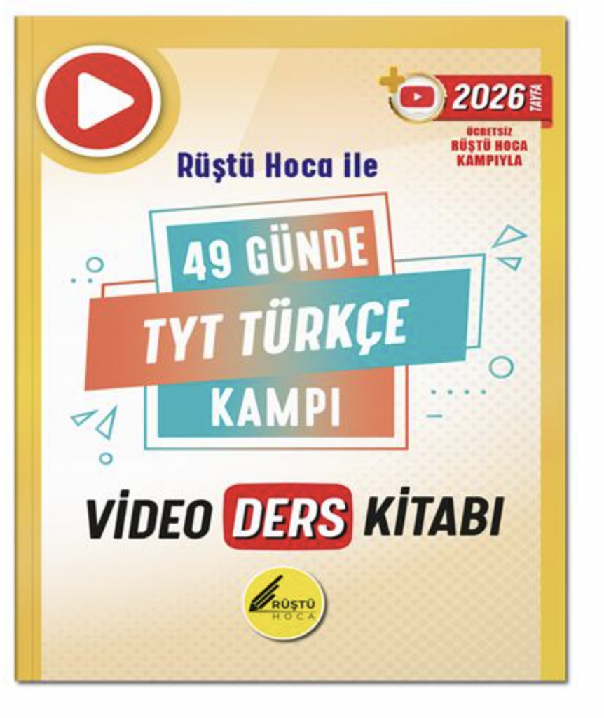 Rüştü Hoca 49 Günde TYT Türkçe Video Ders Kitabı
