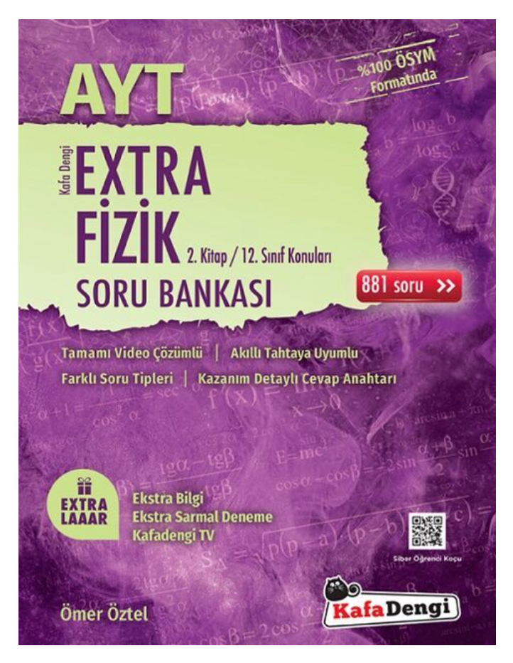 Kafa Dengi Yayınları AYT Fizik Extra 2. Kitap Soru Bankası