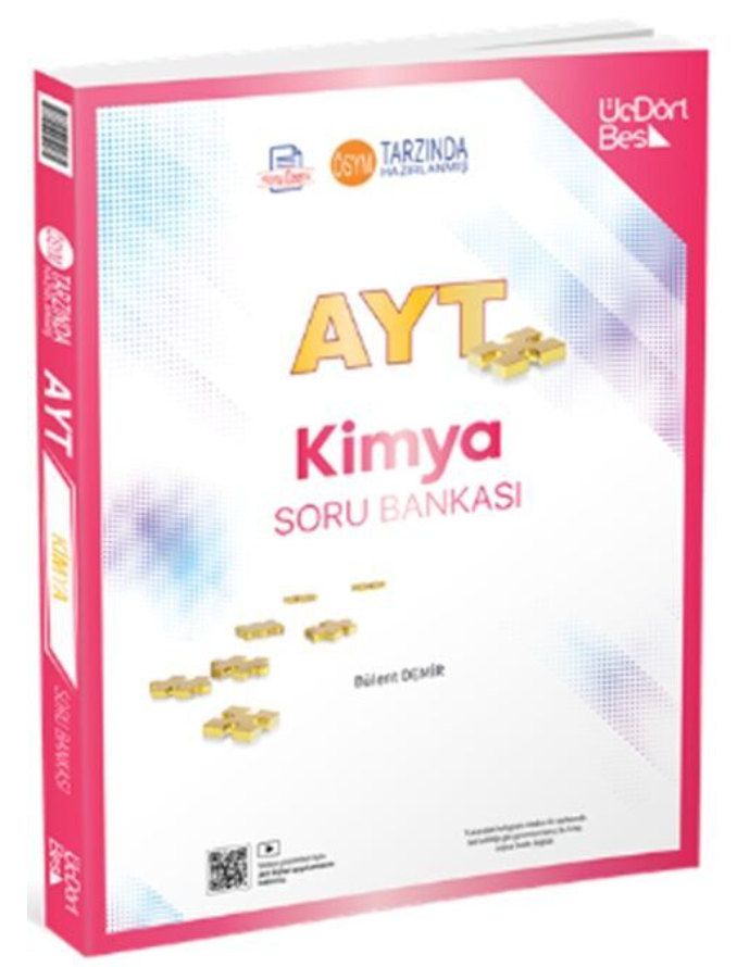 ÜçDörtBeş Yayınları AYT Kimya Soru Bankası