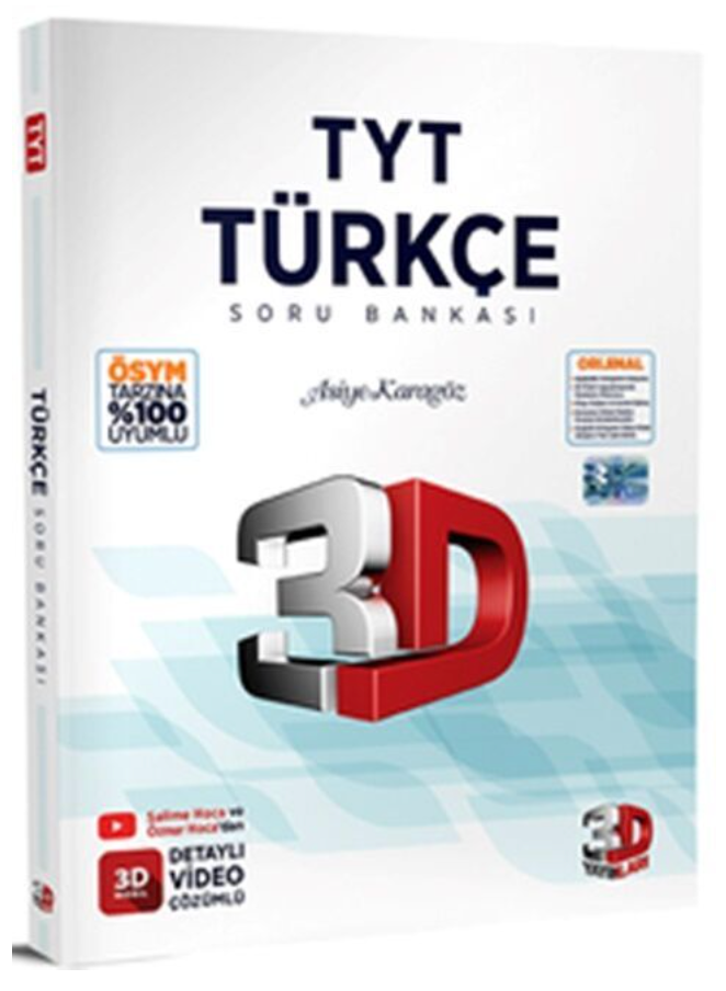 3D Yayınları TYT Türkçe Soru Bankası