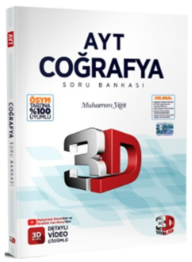 3D Yayınları AYT Coğrafya Soru Bankası