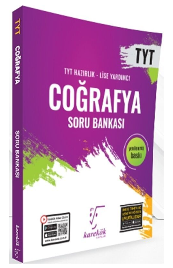 Karekök Yayınları TYT Coğrafya Güncel Soru Bankası