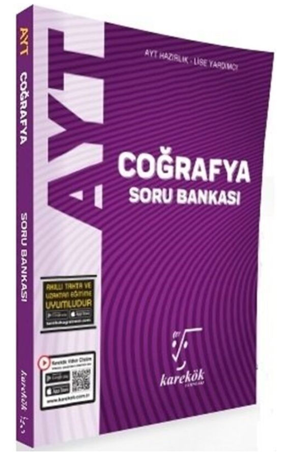 Karekök Yayınları AYT Coğrafya Soru Bankası
