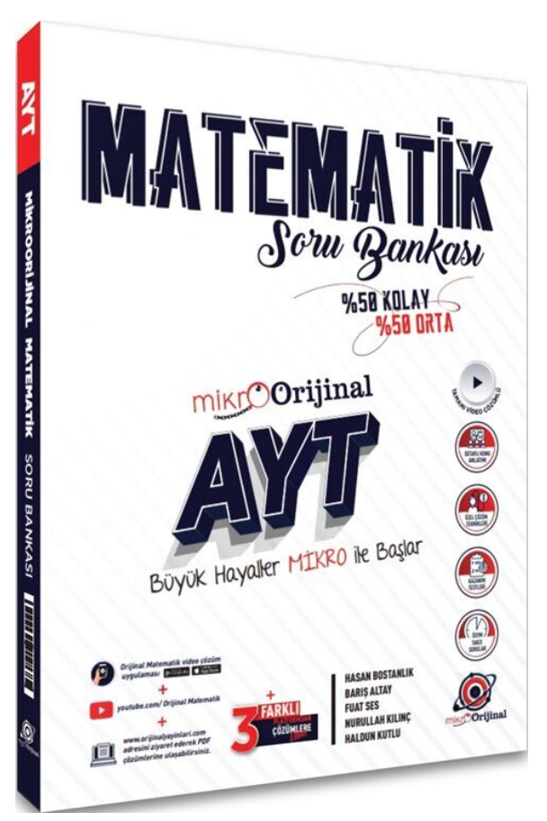 Orijinal Yayınları Mikro AYT Matematik Soru Bankası