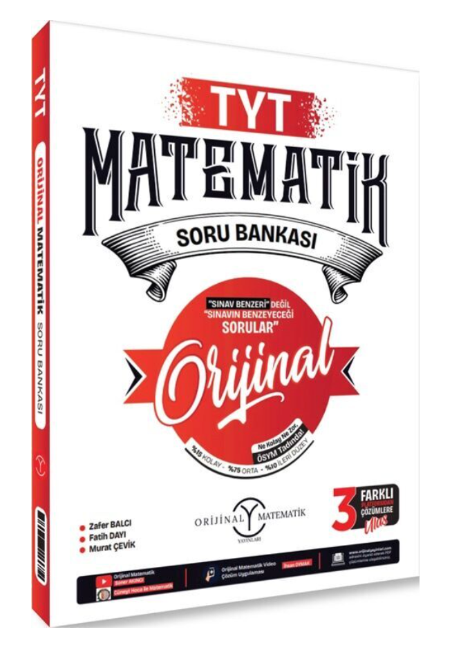 Orijinal Yayınları TYT Orijinal Matematik Soru Bankası