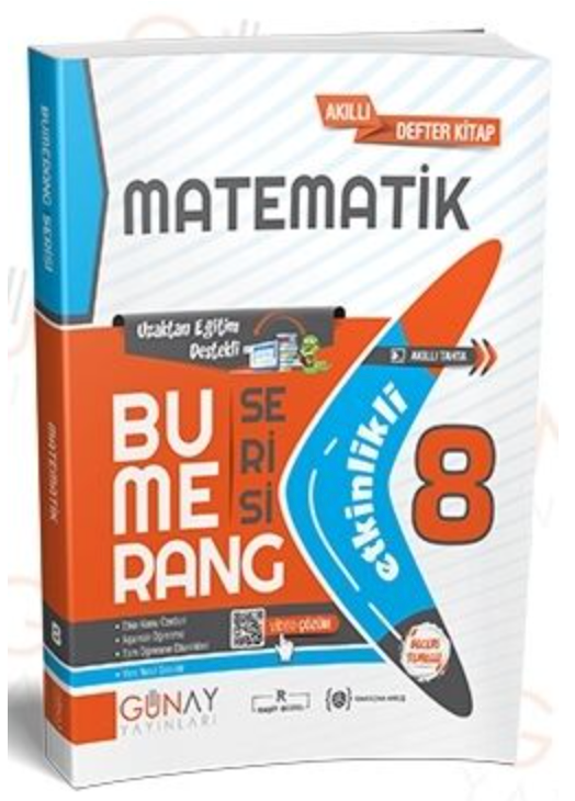 Günay Yayınları 8. Sınıf LGS Etkinlikli Matematik Bumerang Serisi