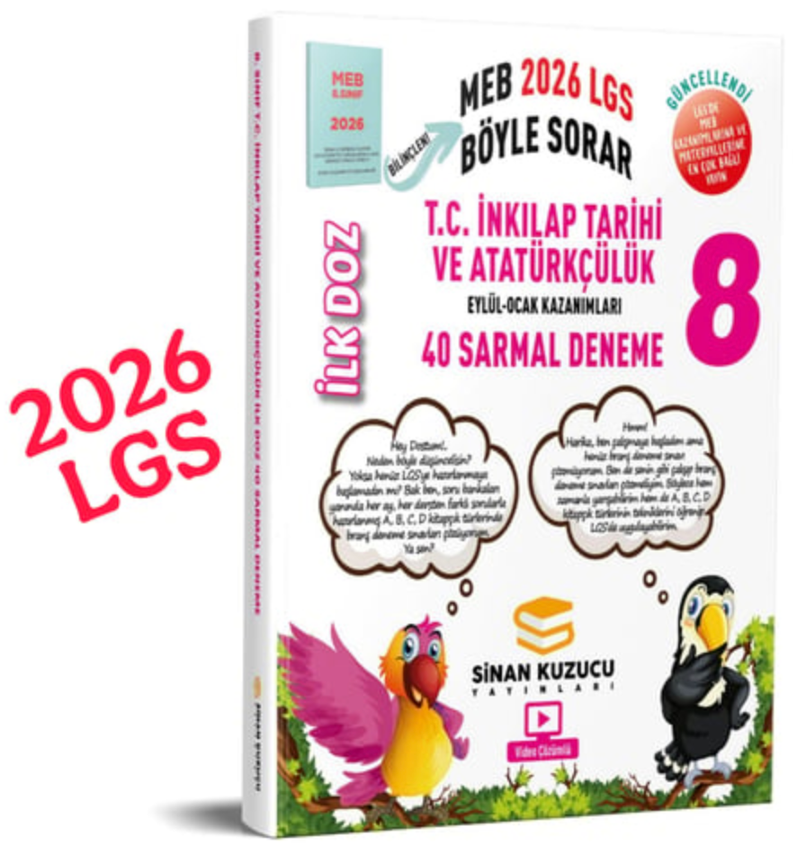 8. Sınıf | İlk Doz Sarmal Branş Denemeleri T.C. İNKILAP TARİHİ VE ATATÜRKÇÜLÜK ( 2026 LGS )