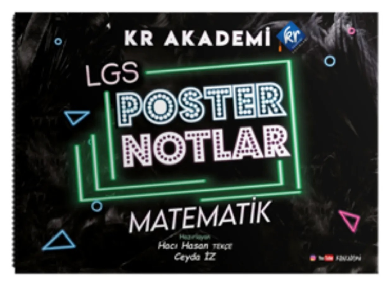 LGS Matematik Poster Notları KR Akademi Yayınları