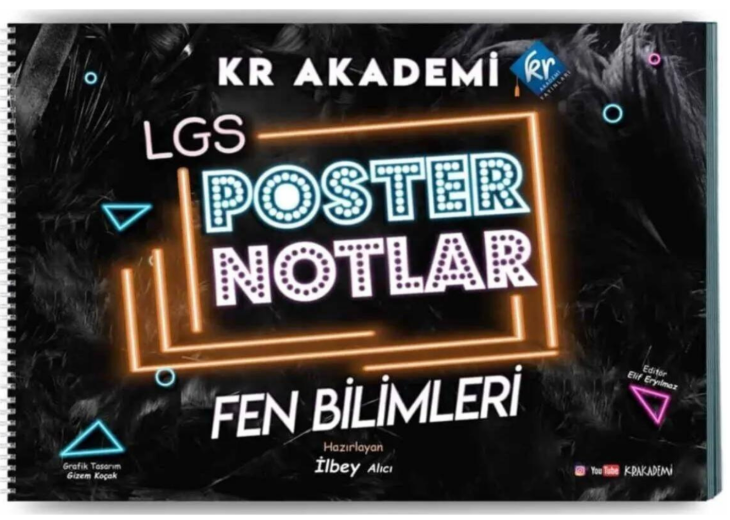 LGS Fen Bilimleri Poster Notları KR Akademi Yayınları