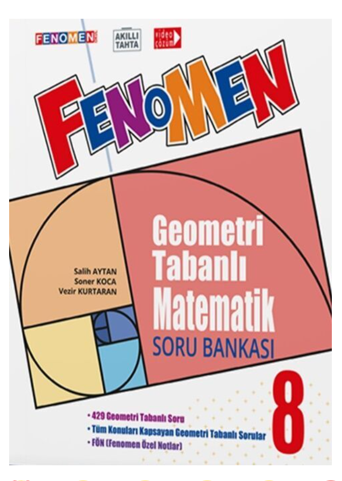 Fenomen Okul Yayınları 8. Sınıf Geometri Tabanlı Matematik Soru Bankası