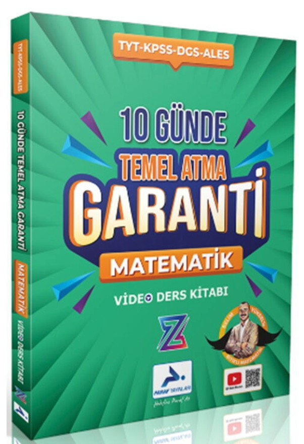Paraf Yayınları TYT Matematik Z Takımı 10 Günde Temel Atma Garanti Video Ders Kitabı