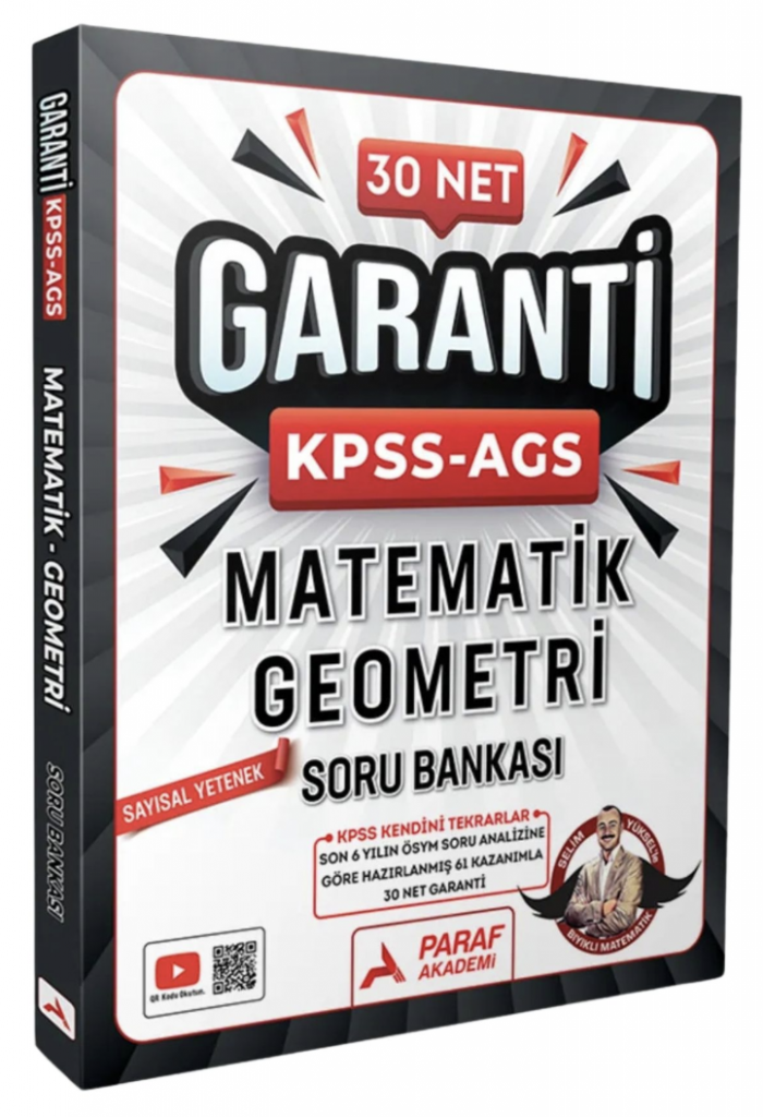 Paraf Akademi Kpss-AGS 30 Net Matematik Geometri Soru Bankası