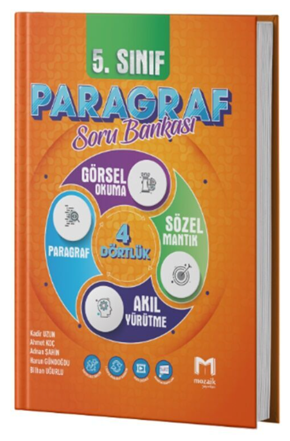 Mozaik Yayınları 5. Sınıf Paragraf Mozaik Soru Bankası
