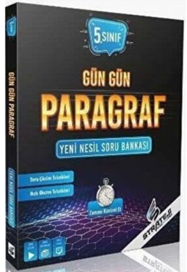 Strateji Yayınları 5. Sınıf Gün Gün Paragraf Yeni Nesil Soru Bankası