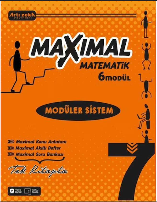 Artı Zeka Yayınları 7.Sınıf Maxımal Matematik Modüler Sistem Seti (6 Modül)
