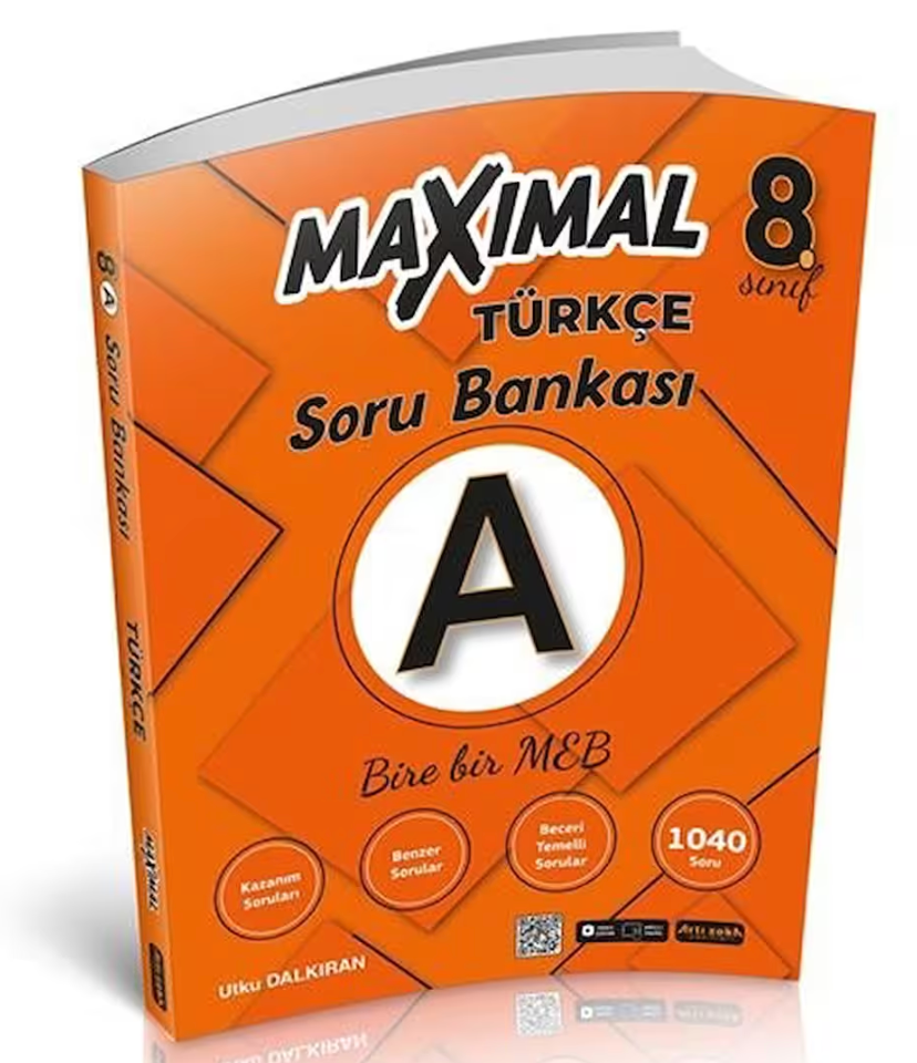 8. Sınıf Maximal Türkçe Soru Bankası A Artı Zeka Yayınları