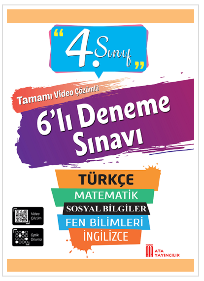 4. Sınıf 6'lı Deneme Sınavı Ata Yayıncılık Tamamı Video Çözümlü