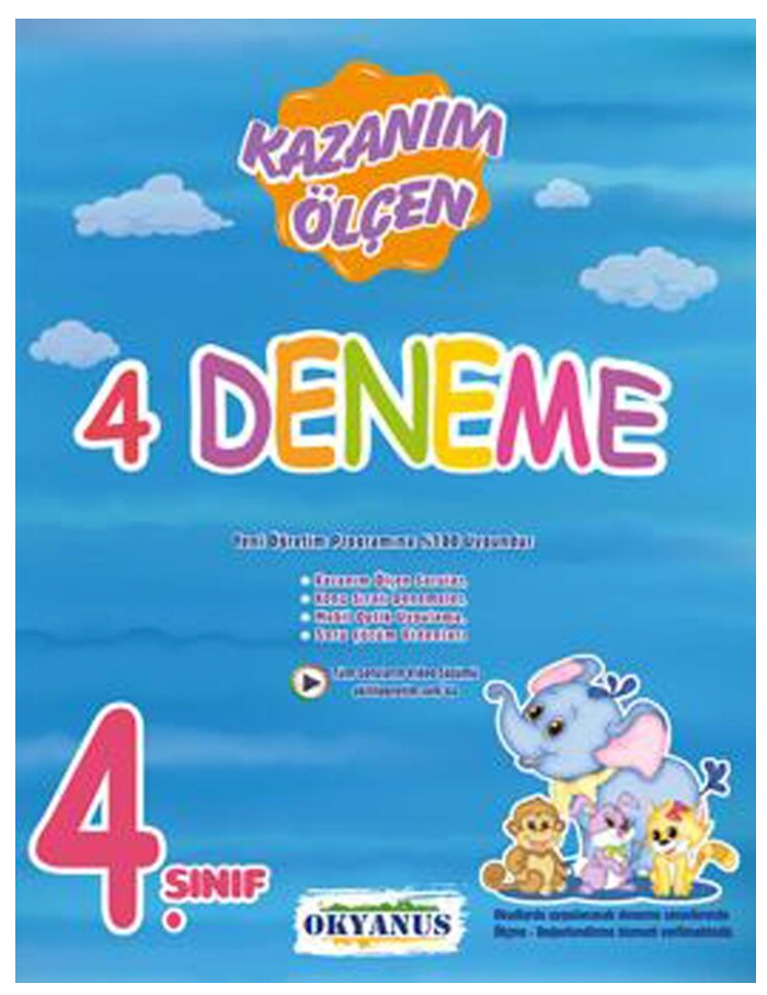 Okyanus Yayınları 4. Sınıf Kazanım Ölçen 4 Deneme