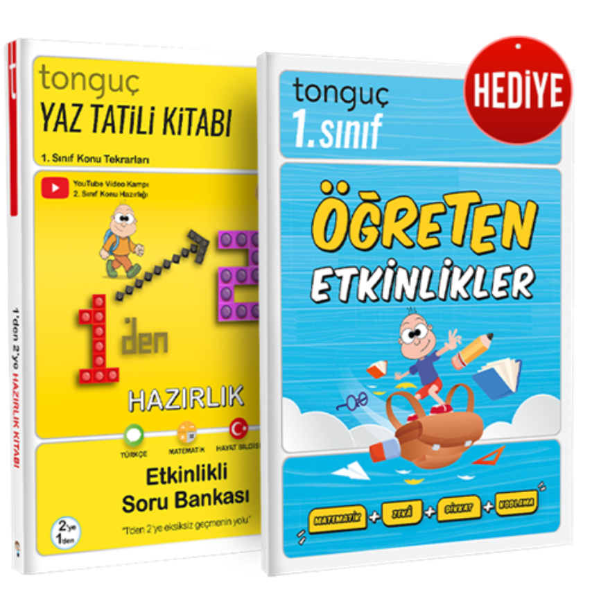 1'den 2'ye Hazırlık Kitabı Tonguç Yayınları