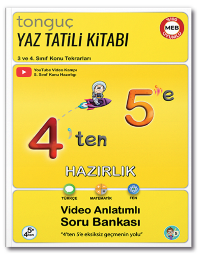 4'ten 5'e Hazırlık Kitabı Tonguç Yayınları