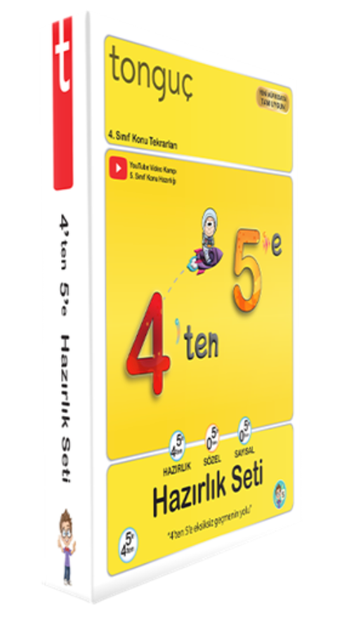 4'ten 5'e Hazırlık Seti Tonguç Yayınları