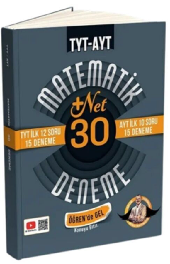 Bıyıklı Matematik TYT İlk 12 AYT İlk 10 Soru Matematik 30 Deneme
