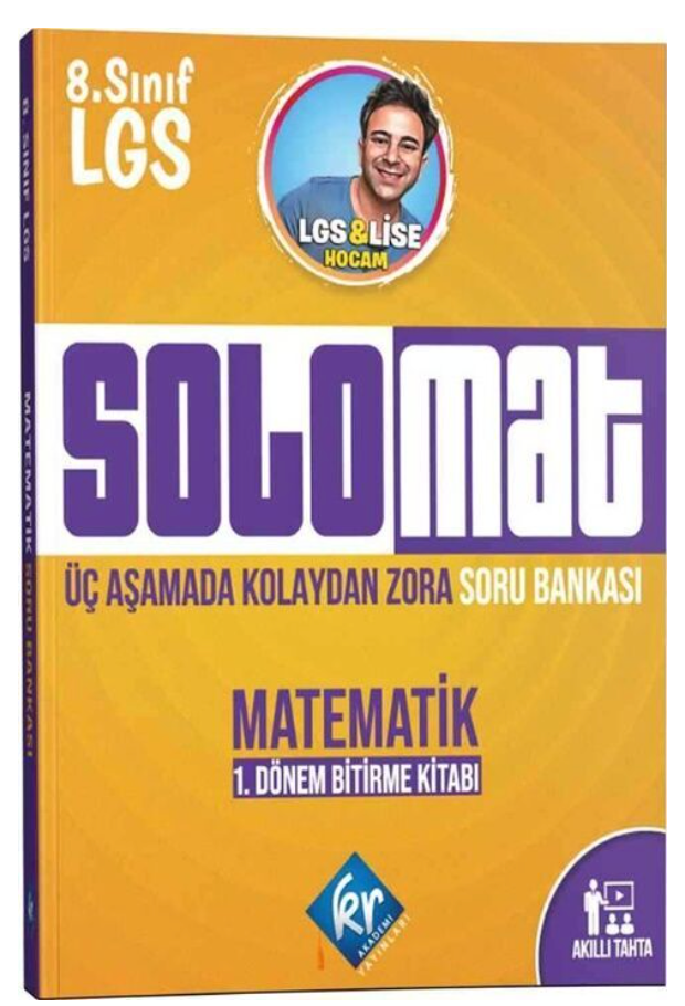 KR Akademi 8. Sınıf LGS Solomat Matematik 1. Dönem Soru Bankası