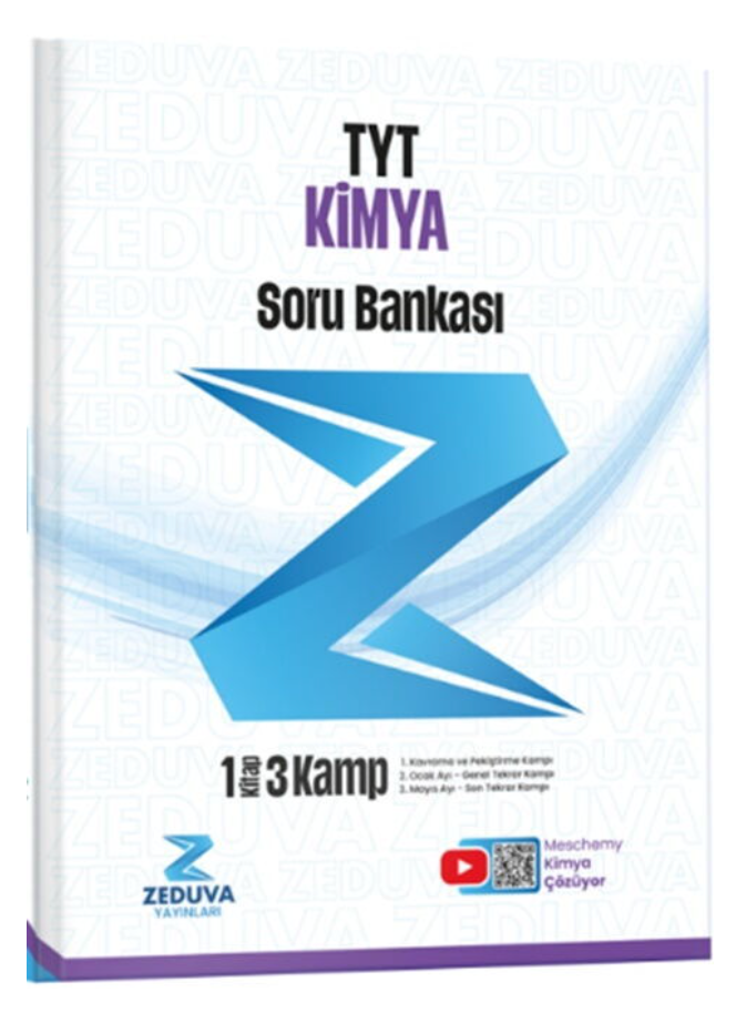 Zeduva Yayınları Meschemy Kimya TYT Kimya 1 Kitap 3 Kamp Soru Bankası