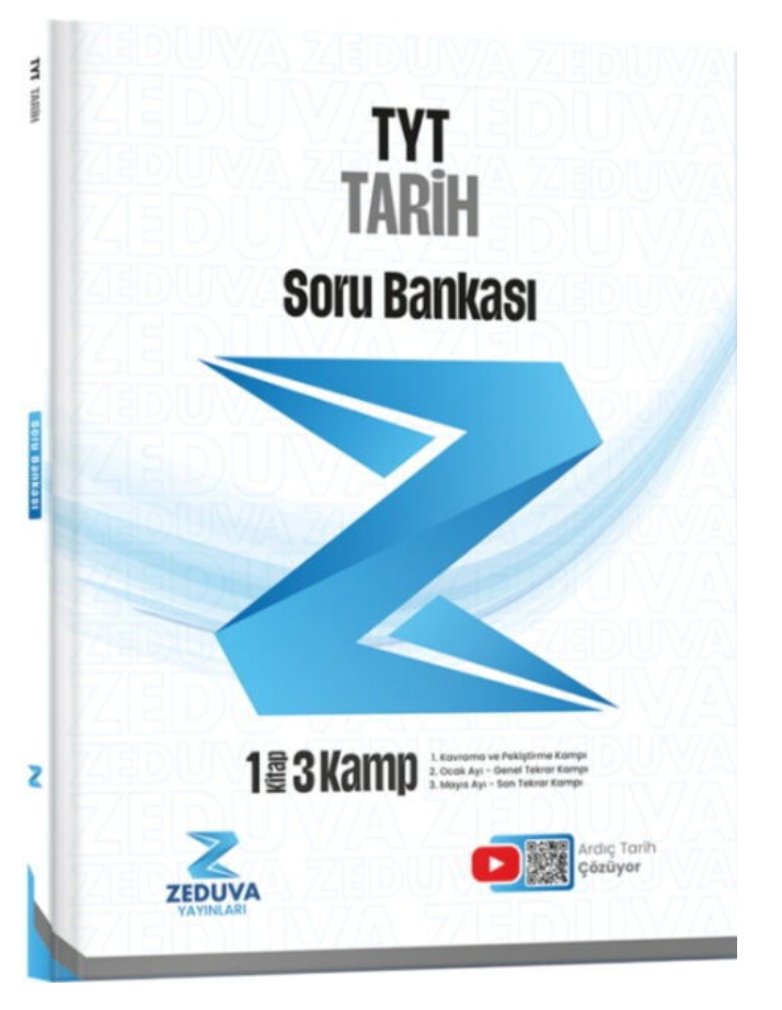 Zeduva Yayınları TYT Tarih 1 Kitap 3 Kamp Soru Bankası