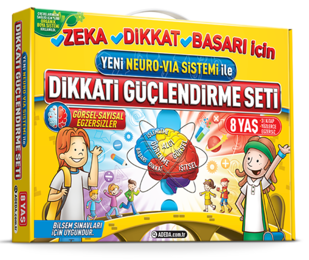 DİKKATİ GÜÇLENDİRME SETİ 8 YAŞ (2.SINIF) Adeda Yayıncılık