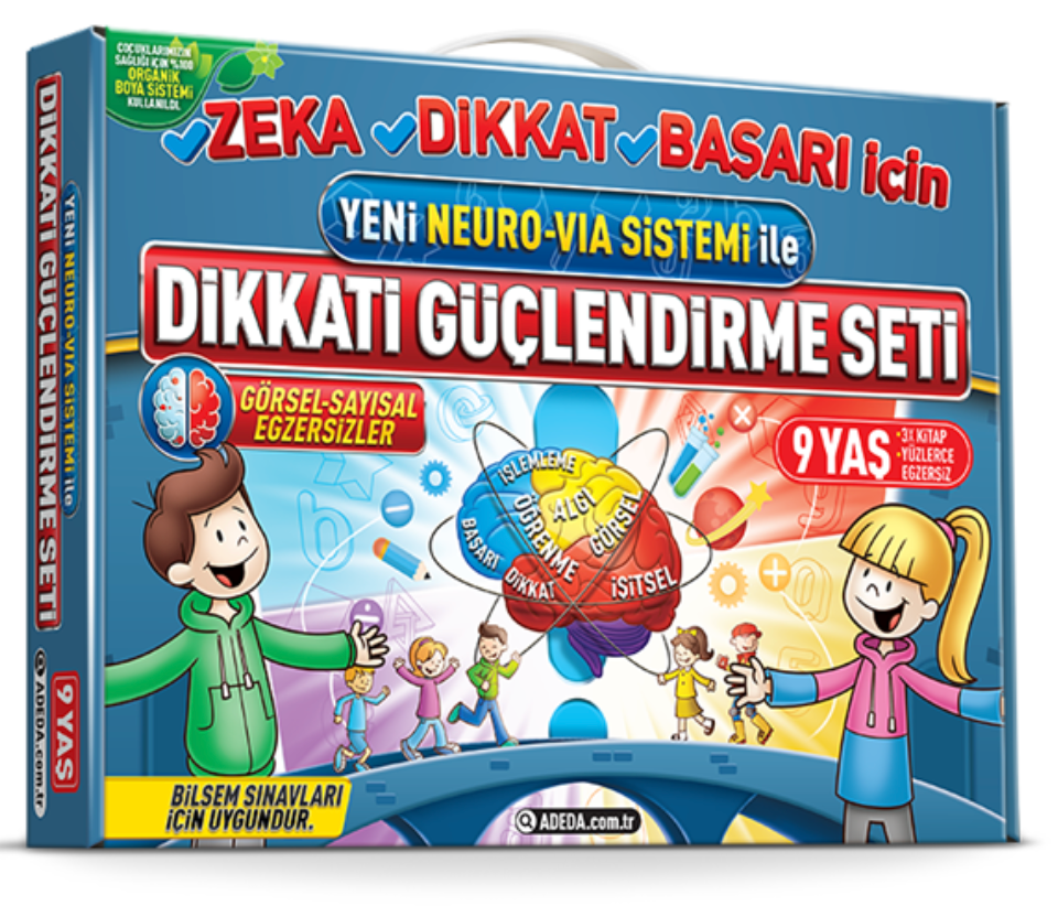 DİKKATİ GÜÇLENDİRME SETİ 9 YAŞ (3.SINIF) Adeda Yayıncılık