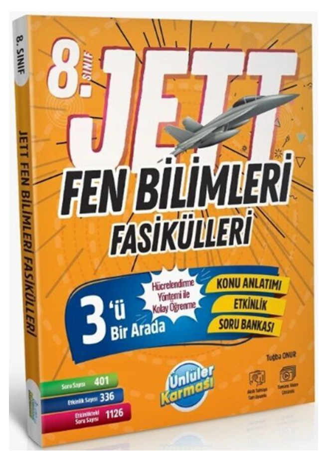 Ünlüler Karması 8. Sınıf Fen Bilimleri JETT Soru Fasikülleri