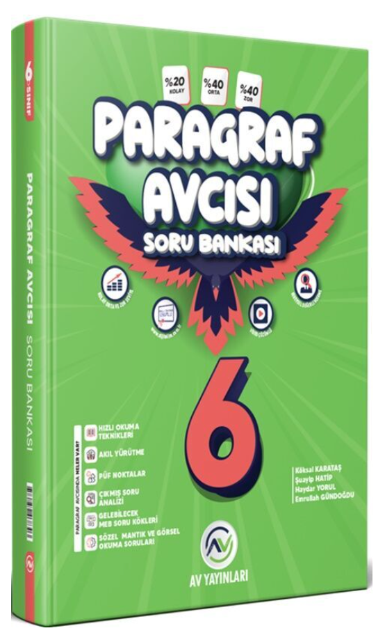 Av Yayınları 6. Sınıf Paragraf Soru Avcısı Soru Bankası