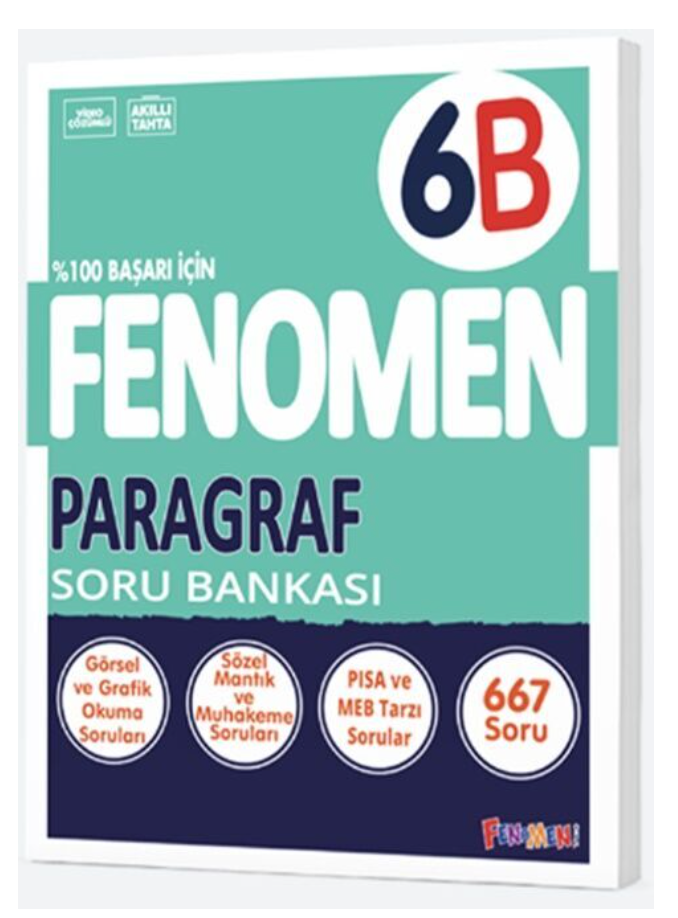 Gama Okul Yayınları 6. Sınıf Paragraf Fenomen Soru Bankası